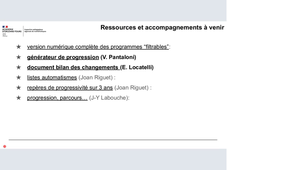 Rdvm - Présentation du nouveau programme de 6e en mathématiques. (juin 2025)
