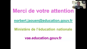 La validation des acquis de l'expérience (VAE)