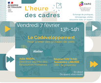 Heure des cadres, le Codéveloppement