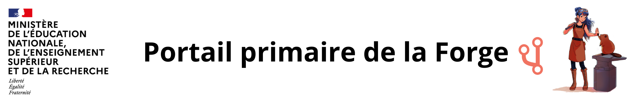 Bannière Portail primaire de la Forge