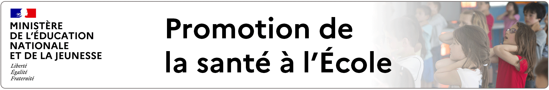 Bannière Promotion de la santé