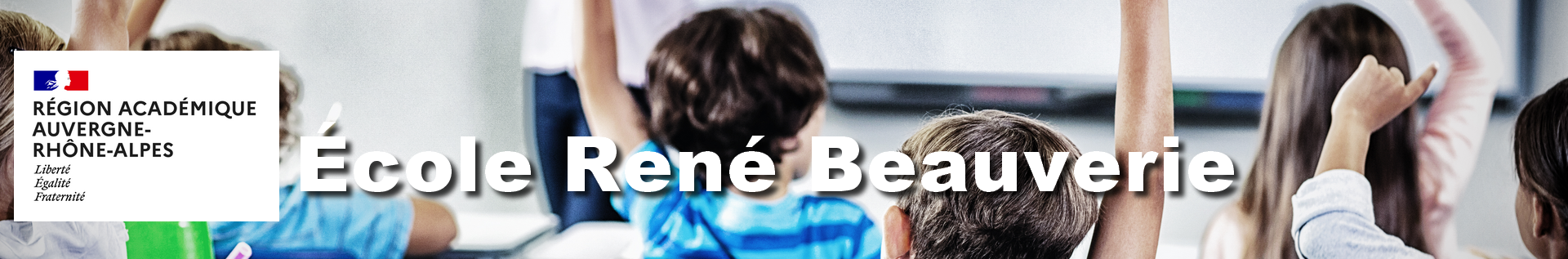 Bannière Auvergne-Rhône-Alpes - École René Beauverie - Vaulx-en-Velin