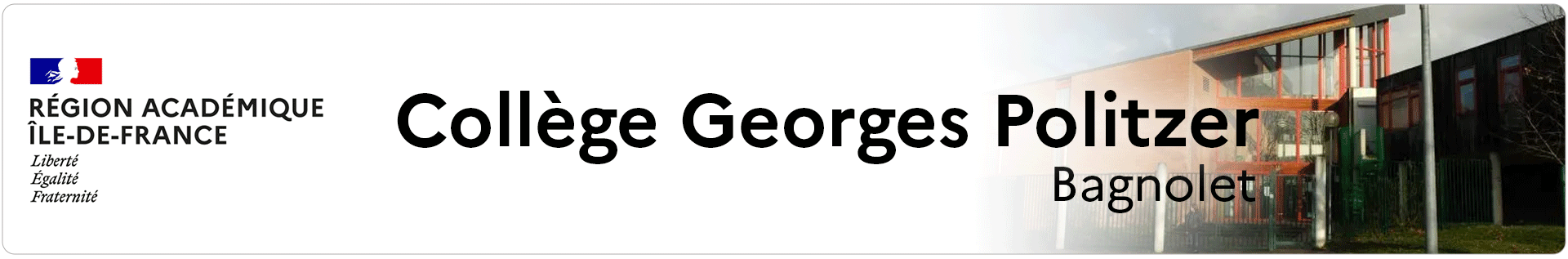 Bannière Île de France - Collège Georges Politzer - Bagnolet