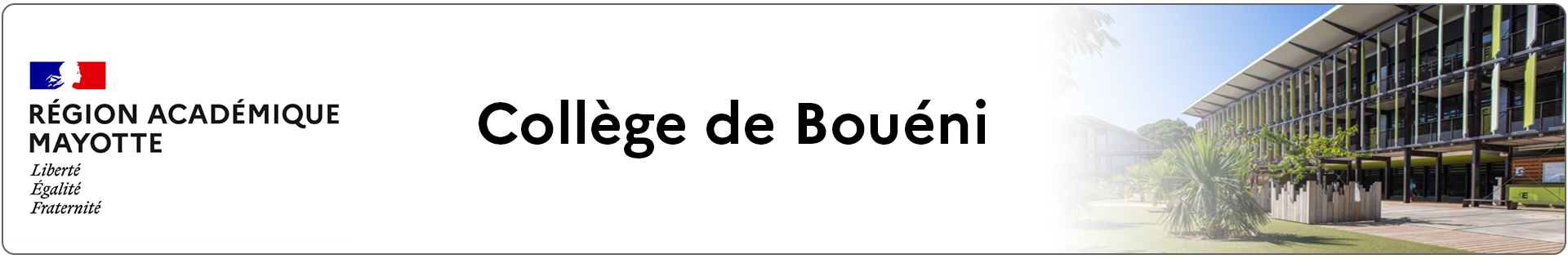 Bannière Mayotte - Collège de Bouéni