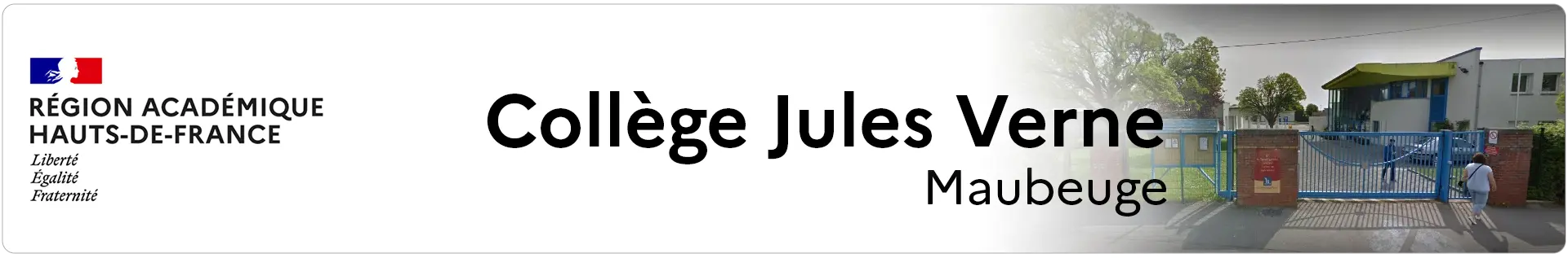 Bannière Hauts-de-France - Collège Jules Verne - Maubeuge