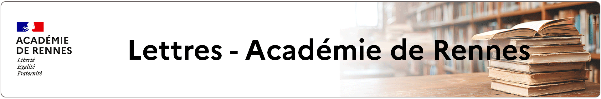 Bannière Lettres - Académie de Rennes