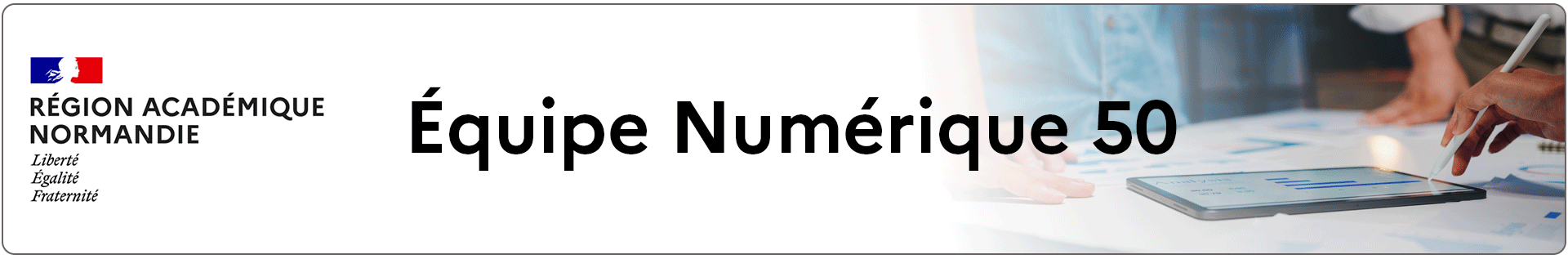 Bannière Équipe Numérique 50