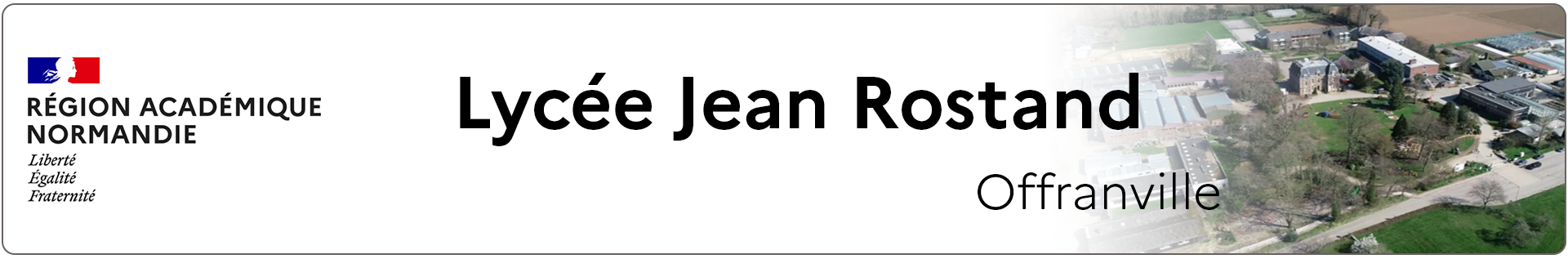 Bannière Normandie- Lycée Jean Rostand - Offranville