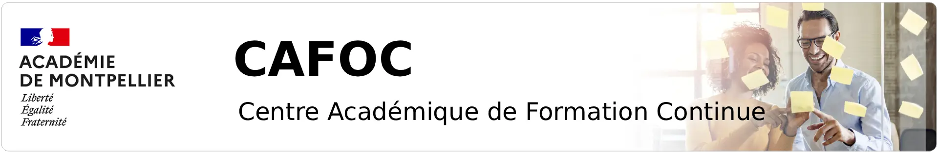 Bannière CAFOC – Montpellier