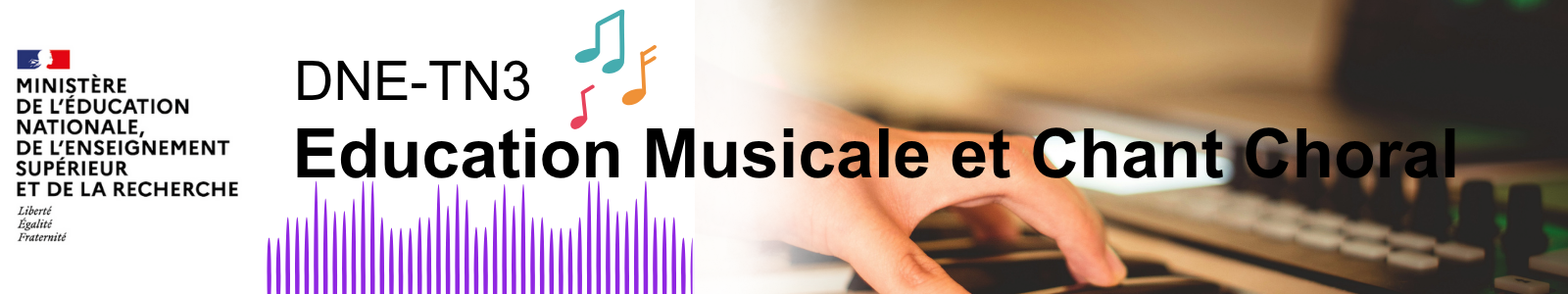 Bannière DNE-TN3 Education Musicale et Chant Choral